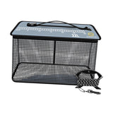 Maxbell Fish Cage Fishing Bucket Portable Fishing Supplies Top Zipper Fishing Basket 22L