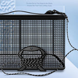 Maxbell Fish Cage Fishing Bucket Portable Fishing Supplies Top Zipper Fishing Basket 22L