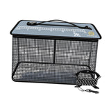 Maxbell Fish Cage Fishing Bucket Portable Fishing Supplies Top Zipper Fishing Basket 29L