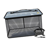 Maxbell Fish Cage Fishing Bucket Portable Fishing Supplies Top Zipper Fishing Basket 29L