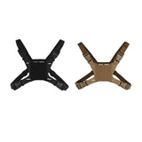 Maxbell Phone Chest Mount Harness Strap Holder for Live Backpacking Hiking black