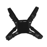 Maxbell Phone Chest Mount Harness Strap Holder for Live Backpacking Hiking black