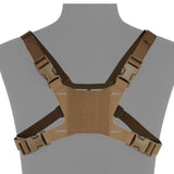 Maxbell Phone Chest Mount Harness Strap Holder for Live Backpacking Hiking sand color