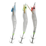 Maxbell Luminous Squid Jig Vivid Fishing Baits Fishing Gear for Freshwater Saltwater Green