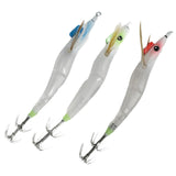 Maxbell Luminous Squid Jig Vivid Fishing Baits Fishing Gear for Freshwater Saltwater Green