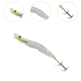 Maxbell Luminous Squid Jig Vivid Fishing Baits Fishing Gear for Freshwater Saltwater Green