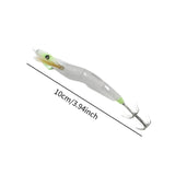 Maxbell Luminous Squid Jig Vivid Fishing Baits Fishing Gear for Freshwater Saltwater Green