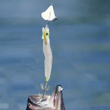 Maxbell Luminous Squid Jig Vivid Fishing Baits Fishing Gear for Freshwater Saltwater Green