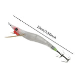 Maxbell Luminous Squid Jig Vivid Fishing Baits Fishing Gear for Freshwater Saltwater Red