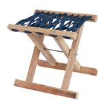 Maxbell Folding Stool Wooden Lightweight Home Furniture Multiuse for Yard Travel BBQ 26cm