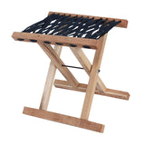 Maxbell Folding Stool Wooden Lightweight Home Furniture Multiuse for Yard Travel BBQ 31cm