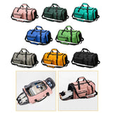 Maxbell Gym Bag with Shoe Compartment Portable Travel Duffle Bag for Trips Gym Beach Pink