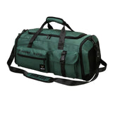 Maxbell Gym Bag with Shoe Compartment Portable Travel Duffle Bag for Trips Gym Beach Dark Green