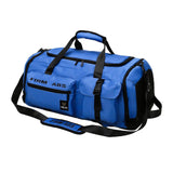 Maxbell Gym Bag with Shoe Compartment Portable Travel Duffle Bag for Trips Gym Beach Blue