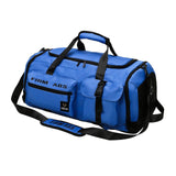 Maxbell Gym Bag with Shoe Compartment Portable Travel Duffle Bag for Trips Gym Beach Blue