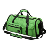 Maxbell Gym Bag with Shoe Compartment Portable Travel Duffle Bag for Trips Gym Beach Light Green