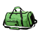 Maxbell Gym Bag with Shoe Compartment Portable Travel Duffle Bag for Trips Gym Beach Light Green