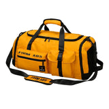 Maxbell Gym Bag with Shoe Compartment Portable Travel Duffle Bag for Trips Gym Beach Yellow