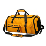 Maxbell Gym Bag with Shoe Compartment Portable Travel Duffle Bag for Trips Gym Beach Yellow