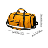 Maxbell Gym Bag with Shoe Compartment Portable Travel Duffle Bag for Trips Gym Beach Yellow