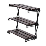 Maxbell Camping Folding Storage Rack Versatile Organizer for Kitchen Outdoor Picnics Iron Surface