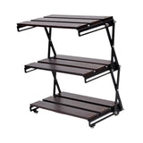 Maxbell Camping Folding Storage Rack Versatile Organizer for Kitchen Outdoor Picnics Iron Surface