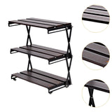 Maxbell Camping Folding Storage Rack Versatile Organizer for Kitchen Outdoor Picnics Iron Surface