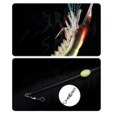 Maxbell 6Pcs Soft Shrimp Lures Outdoor Fishing Fishing Baits Luminous Bionic Shrimps