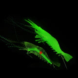 Maxbell 6Pcs Soft Shrimp Lures Outdoor Fishing Fishing Baits Luminous Bionic Shrimps