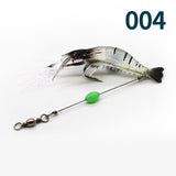 Maxbell 6Pcs Soft Shrimp Lures Outdoor Fishing Fishing Baits Luminous Bionic Shrimps