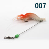 Maxbell 6Pcs Soft Shrimp Lures Outdoor Fishing Fishing Baits Luminous Bionic Shrimps