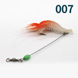 Maxbell 6Pcs Soft Shrimp Lures Outdoor Fishing Fishing Baits Luminous Bionic Shrimps