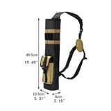 Maxbell Quiver Bag Multiuse Wear Resistant Storage Bag Arrow Bag for Outdoor Hunting Khaki