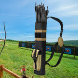 Maxbell Quiver Bag Multiuse Wear Resistant Storage Bag Arrow Bag for Outdoor Hunting Khaki