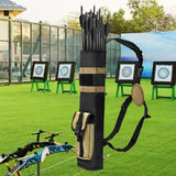 Maxbell Quiver Bag Multiuse Wear Resistant Storage Bag Arrow Bag for Outdoor Hunting Khaki