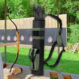 Maxbell Quiver Bag Multiuse Wear Resistant Storage Bag Arrow Bag for Outdoor Hunting Green