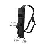Maxbell Quiver Bag Multiuse Wear Resistant Storage Bag Arrow Bag for Outdoor Hunting Black