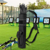 Maxbell Quiver Bag Multiuse Wear Resistant Storage Bag Arrow Bag for Outdoor Hunting Black