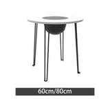 Maxbell Folding Barbecue Table Camping Fire Pit Table for Patio Home Garden Barbecue 70cmx60cm