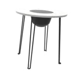 Maxbell Folding Barbecue Table Camping Fire Pit Table for Patio Home Garden Barbecue 70cmx60cm