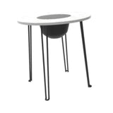 Maxbell Folding Barbecue Table Camping Fire Pit Table for Patio Home Garden Barbecue 70cmx60cm