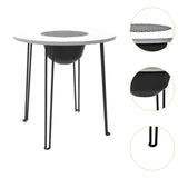Maxbell Folding Barbecue Table Camping Fire Pit Table for Patio Home Garden Barbecue 70cmx60cm