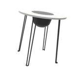 Maxbell Folding Barbecue Table Camping Fire Pit Table for Patio Home Garden Barbecue 70cmx80cm