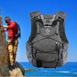 Maxbell Hydration Vest Sport Bag Adjustable for Men Women for Jogging Cycling Biking Grey