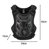 Maxbell Motocross Chest Protector Portable Multiuse for Cycling Motorcycle Road Bike Black