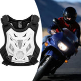 Maxbell Motocross Chest Protector Portable Multiuse for Cycling Motorcycle Road Bike White
