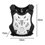 Maxbell Motocross Chest Protector Portable Multiuse for Cycling Motorcycle Road Bike White