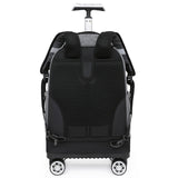 Maxbell Rolling Backpack Large Capacity Wheeled Backpack for Overnight Travel Adults Black