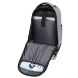 Maxbell Rolling Backpack Large Capacity Wheeled Backpack for Overnight Travel Adults Gray