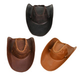 Maxbell Cowboy Hat Summer with Adjustable Chin Strap for Holiday Themed Party Street dark brown